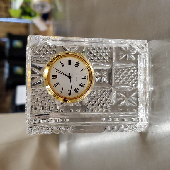 unknown Art Lead Crystal Clock Book Poshmark